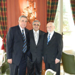 Florian Popa (Vice-Président de la Commission de la Santé publique, Sénat, Parlement Roumain et Président du Congrès International SANABUNA), Victor Lorin Purcarea, Léon F. Wegnez