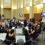 3. Mariana Nicolesco, Mugur Isarescu and Bucharest Doctor's Orchestra