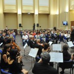 4. Mugur Isarescu, Mariana Nicolesco, Mircea Penescu and Bucharest Doctor's Orchestra