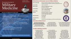 The last issue, Vol. CXIX, No. 1, 2016, April, of the Romanian Journal of Military Medicine