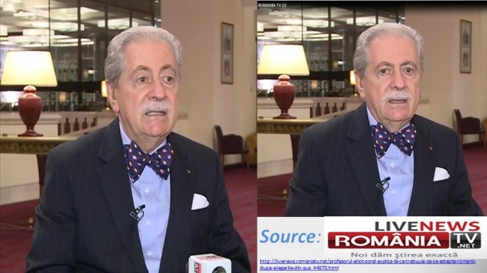 Professor Eliot Sorel at Romania TV